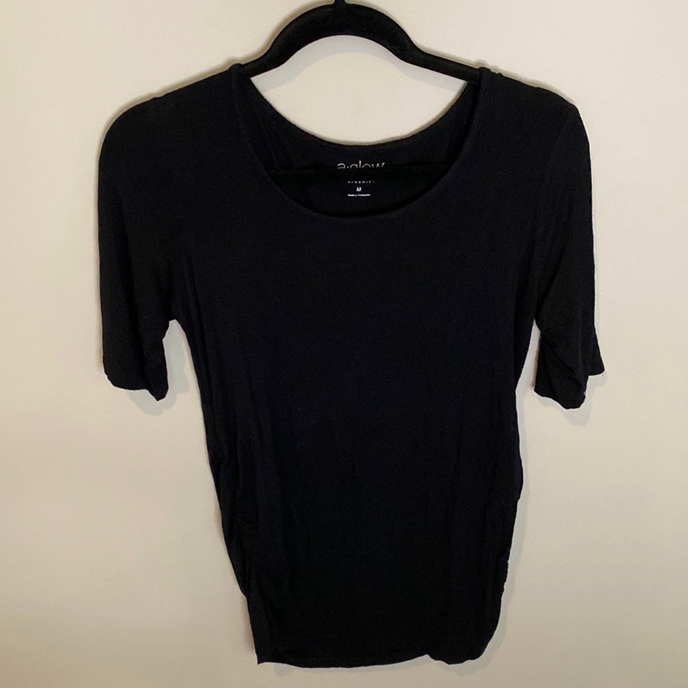 a:glow Maternity Jersey Tee Shirt - size M